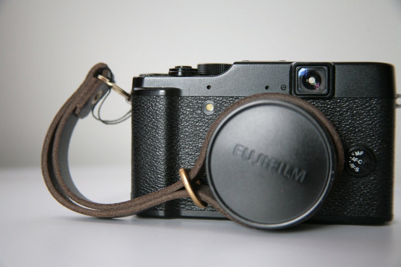 Handmade Leather camera wrist strap image 2