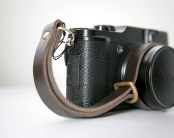 Handmade Leather camera  wrist strap