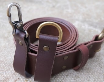 Bushcraft/Woodland equipment belt - EXTRA LONG