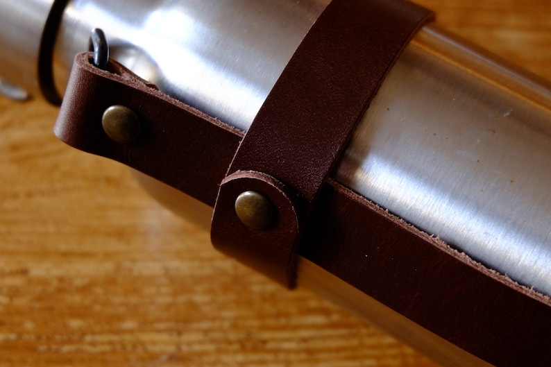 Leather Canteen Water Bottle Holder Etsy