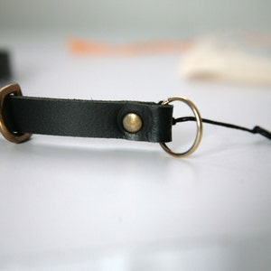 Handmade Leather camera wrist strap image 4
