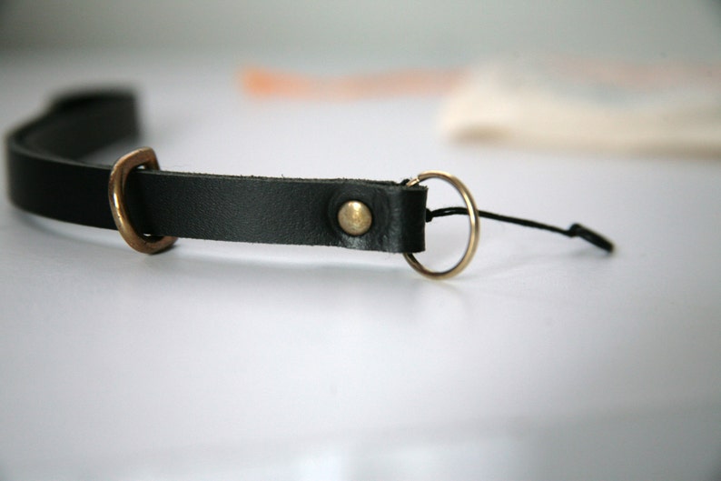 Handmade Leather camera wrist strap image 4