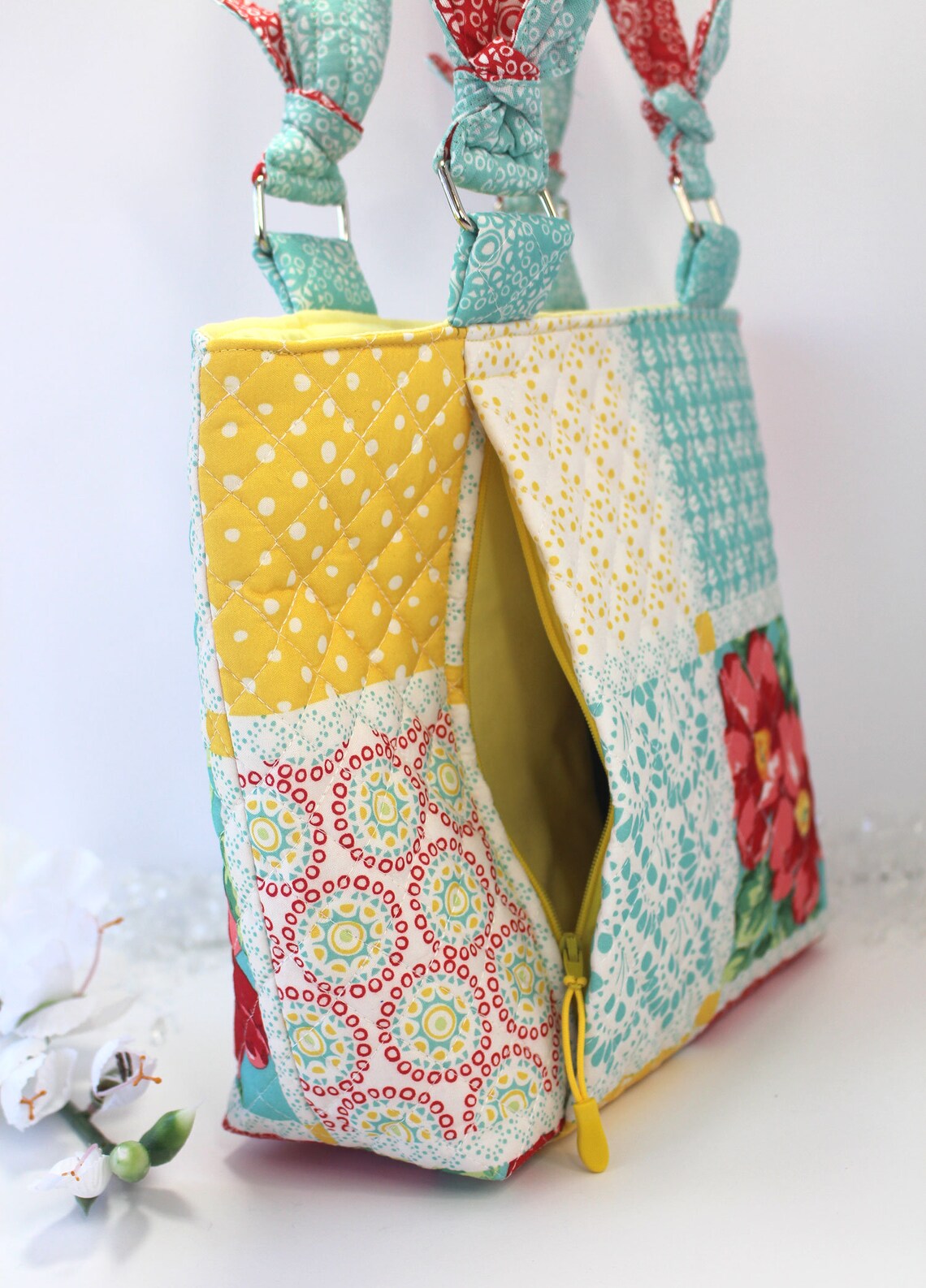 Hidden Zipper Purse Pattern, Purse Sewing Pattern, PDF Purse Pattern