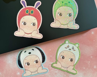 Sonny Angel Character Holographic Stickers