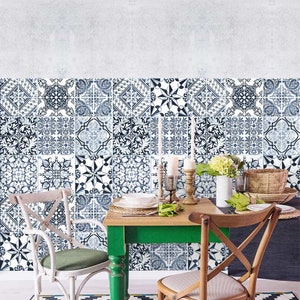 RE-COVERTILES Adhesive tiles furniture stickers backsplash peel and stick wallstickers wall stickers carrelage adhesif