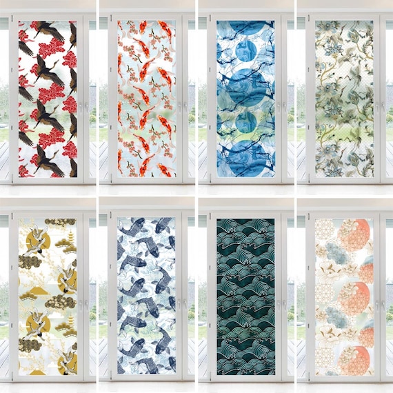 Pellicole adesive per vetri Rotolo Adesivo trasparente Varie Misure  Lavabile antigraffio decorazione box doccia finestre uffici Giappone -   Italia
