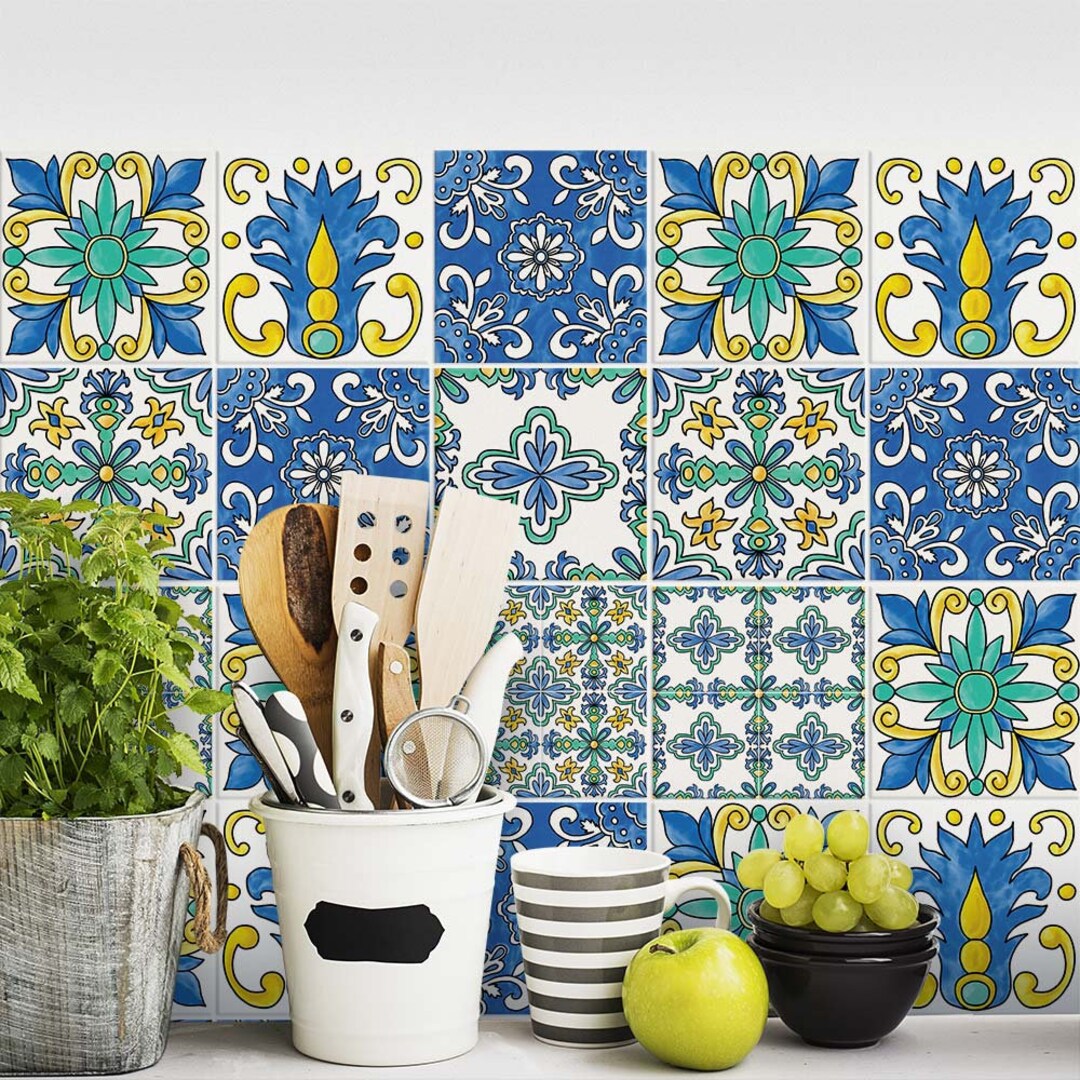 RE-COVERTILES Fliesenaufkleber – 32 Stück 15x15 Cm, Selbstklebend Für Bad & Küche