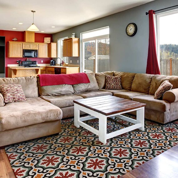 Ta00011 Nueva Delhi Decoracion Adhesiva De Pvc Etsy