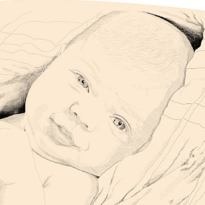 Personalized BABY PORTRAIT image 1