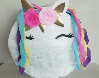 Handmade Unicorn Pinata: Birthday Party, celebration