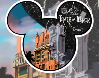 The Twilight Zone Tower of Terror Sticker