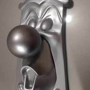 ALICE in WONDERLAND inspired DOORKNOB, (Silver version) really works! original sculpt and by me,signed