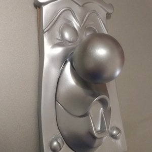 ALICE in WONDERLAND inspired DOORKNOB, Silver version really works original sculpt and by me,signed image 2