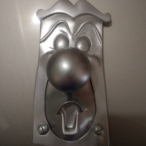 ALICE in WONDERLAND inspired DOORKNOB, Silver version really works original sculpt and by me,signed image 3