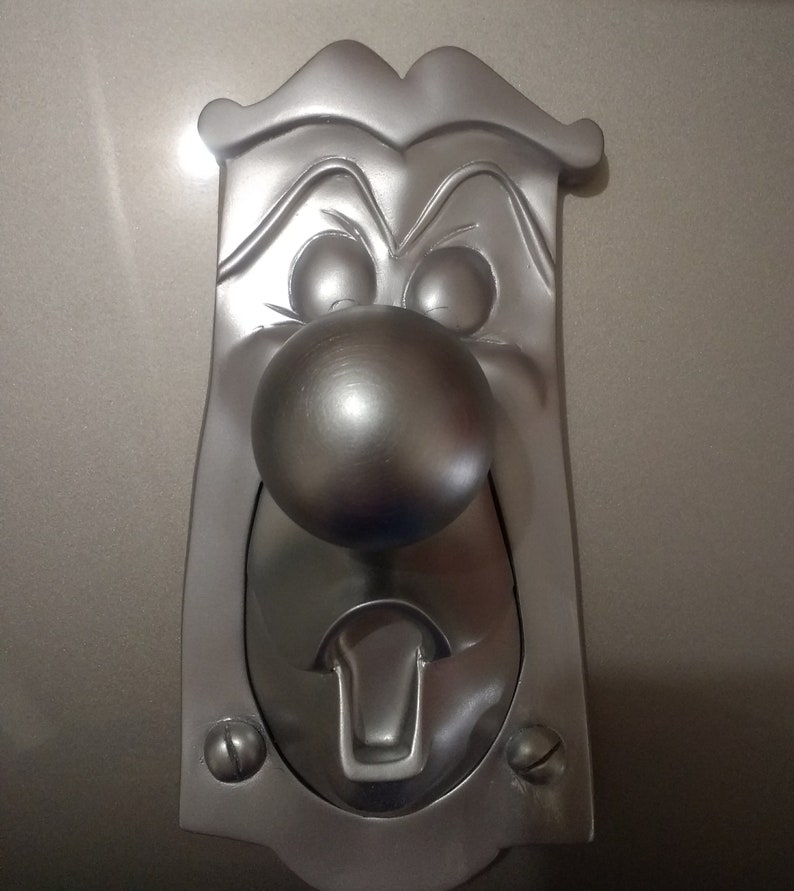 ALICE in WONDERLAND inspired DOORKNOB, Silver version really works original sculpt and by me,signed image 3