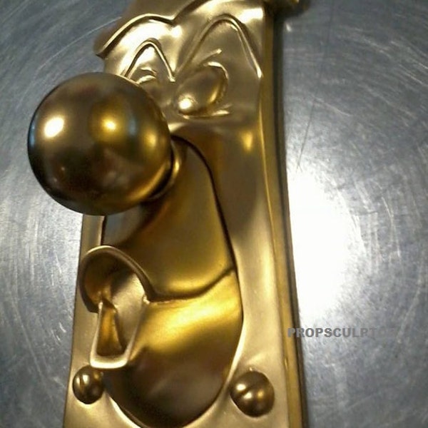 ALICE in WONDERLAND inspired DOORKNOB, really works! original sculpt and by me,signed