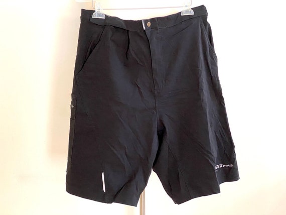 Vintage Serfas Black Gel Cycling MTB Short, Mounta