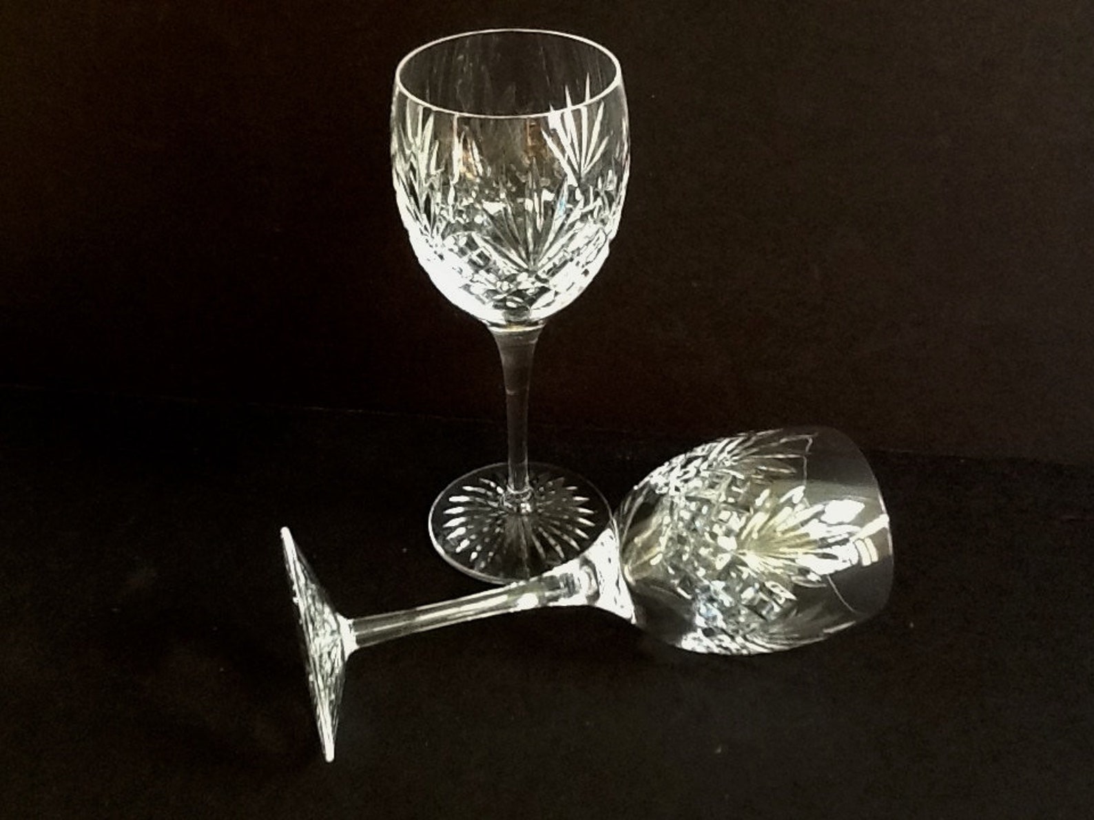 Royal Doulton Crystal Red Wine Glass Set Of Westminster Etsy