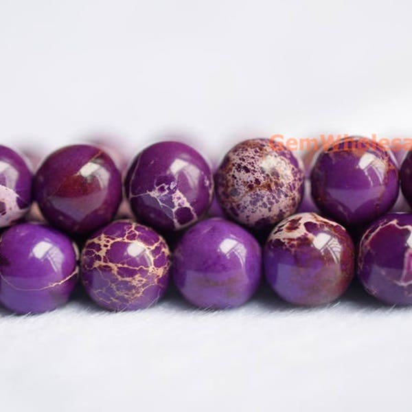 15.5" High quality purple red emperor jasper round beads 6mm/8mm/10mm, purple gemstone,semi precious stone,purple Aqua Terra Jasper,FFP