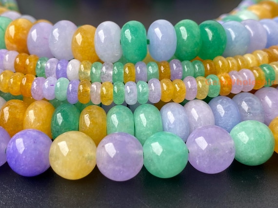 Genuine Beautiful 10mm Mexican Yellow Opal Gemstone Round Beads Necklace 18'' eB