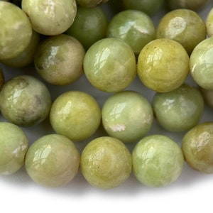 15.5&quot; Natural Peridot 8mm/10mm round beads, ollive green color DIY beads, Green gemstone, semi-precious stone, genuine peridot
