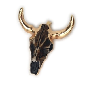 1PC 48x48mm Antique brown color Resin bull head pendant, DIY bull head pendant for necklace, jewelry supply