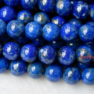 15.5&quot; 4mm Natural Lapis lazuli round beads, nice genuine Lapis lazuli round beads, blue color DIY jewelry beads, gemstone wholesaler