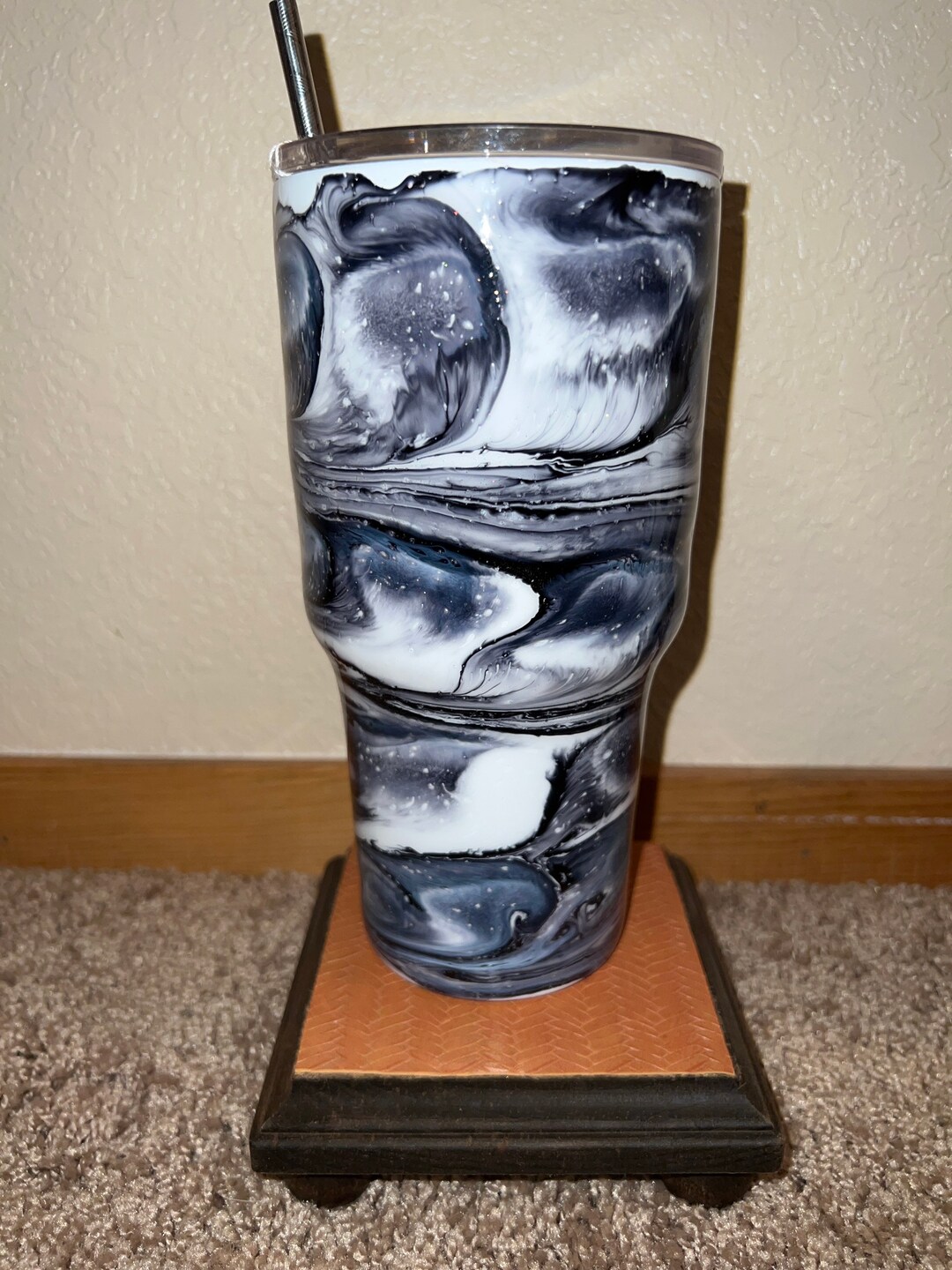 White Marble Tumbler main image 1