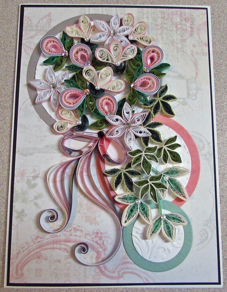 Quilling Instruction Sheet Etsy