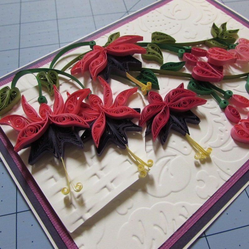 Quilling Instruction Sheet Etsy