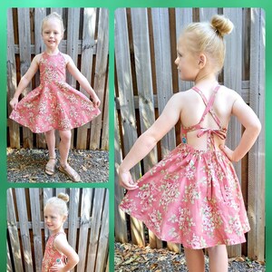 Raven Summer Dress size 2-7 PDF Pattern