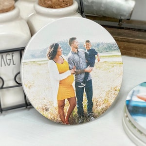 Personalized photo coasters for drinks hotsell