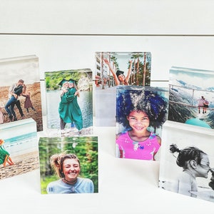 Personalized Photo Gift | Acrylic Picture Frame | Custom Photo Block | Gifts for Him | Wedding Gifts | Gift for Mom | Mother's Day Gifts