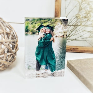 Custom Photo Gift Acrylic Picture Frame Acrylic Photo Block Gift for Him Gift for Mom Personalized Photo Mother's Day Gifts 4x6