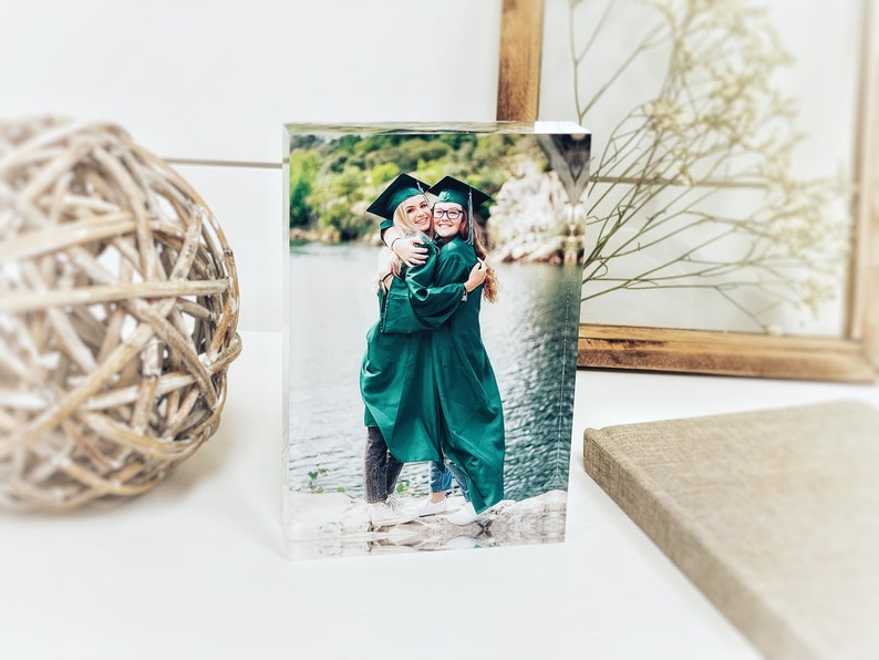 Custom Photo Gift Acrylic Picture Frame Acrylic Photo Block Gift for Him Gift for Mom Personalized Photo Mother's Day Gifts image 6