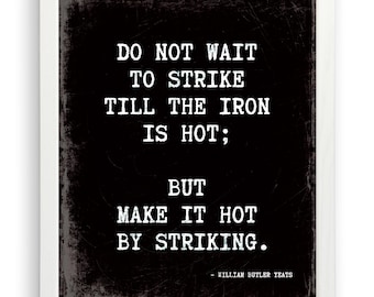 Inspirational Quote Art Print: Handmade Motivational Classroom Decor