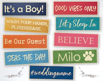 Custom Wood Signs | Personalized Quote | Customized Wooden Signs | Custom Text | Personalized Sign | Gifts for Him | Gifts for Boyfriend