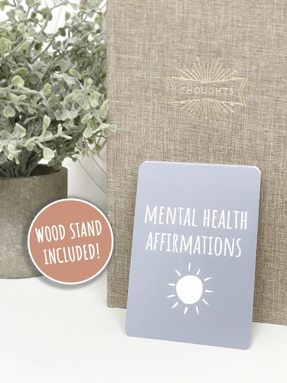 Positive Affirmation Cards Meditation Accessories Cards Cute Desk Decor Greeting Cards Unique Stress Relief Gifts For Women