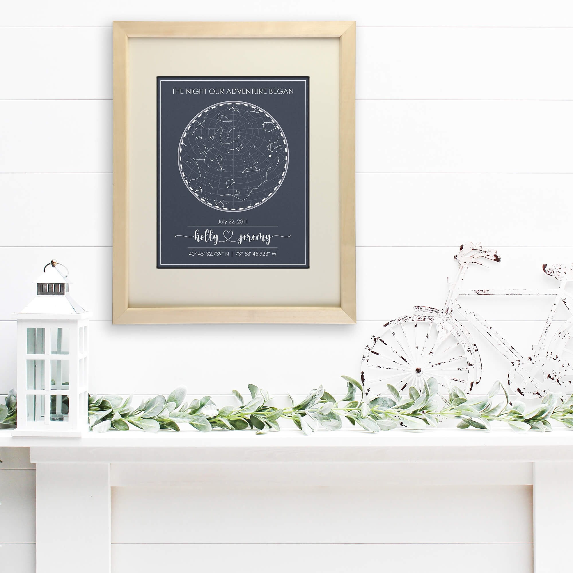 Custom Star Map | Anniversary Gifts for Him | Personalized Night Sky | Wedding Gifts | Gifts for Boyfriend | Gifts for Husband | Wife Gifts