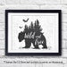 Wild and Free Rustic Bear Art Print 8x10 - Etsy