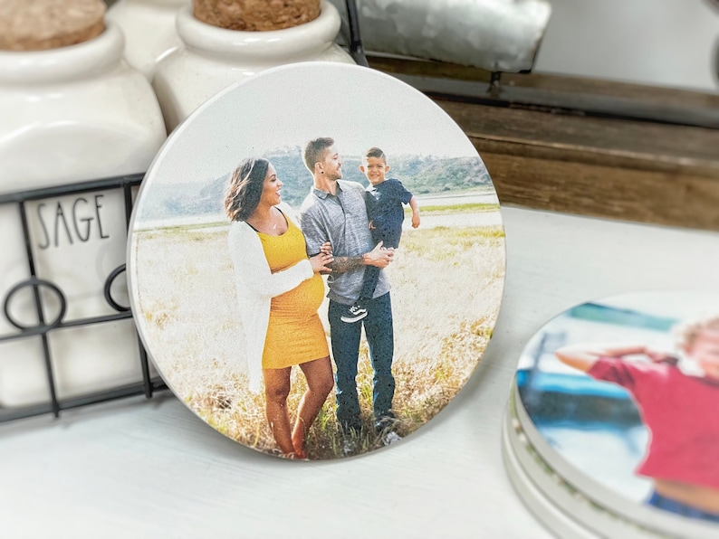 Personalized Coasters Custom Coasters Customized Coasters Photo Coasters Custom Photo Gift Personalized Gift Ceramic Coasters image 1