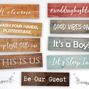 Custom Wood Sign | Custom Text Sign | Personalized Quote | Customized Wooden Signs | Personalized Sign | Farmhouse Sign | Gift for Boyfriend