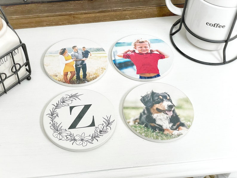 Personalized Coasters Custom Coasters Customized Coasters Photo Coasters Custom Photo Gift Personalized Gift Ceramic Coasters Bild 8