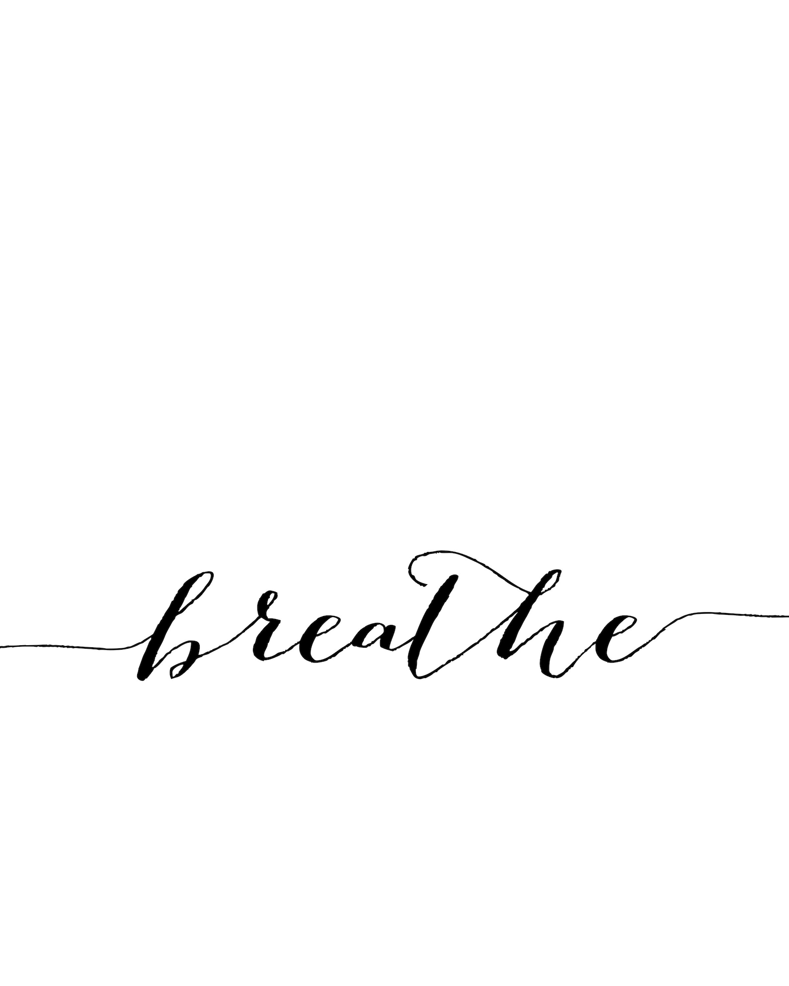 Just Breathe Wall Art Prints set of 2 8x10 Etsy