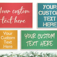 Personalized Sign - Etsy