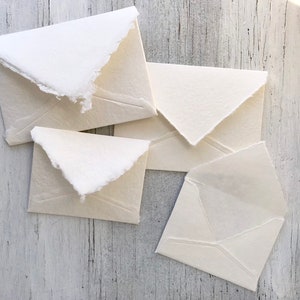 Handmade paper envelopes, custom handmade paper, custom stationery, wedding invitations, custom invitations, handmade paper invitations