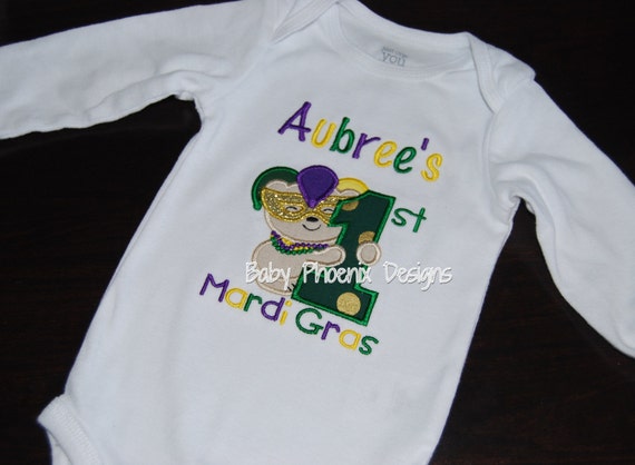 mardi gras outfit baby