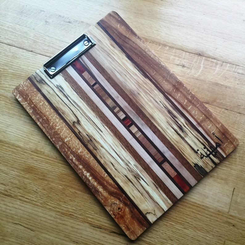 Handmade Personalized Wooden Clipboard with Custom Initials Etsy