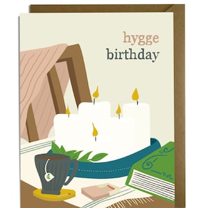 Lustige Geburtstagskarte - Hygge Birthday, nordisch gemütlich
