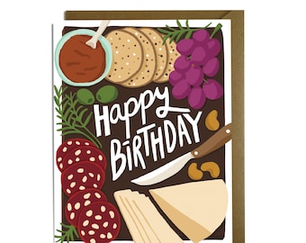 Charcuterie Board Valentine's Day Card - Funny Valentine's Day Card for  Cheese Lover - Digital Draw — Slate & Brush Design Studio